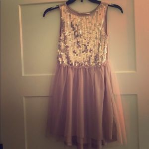 H&M dress tulle sequin 8–10